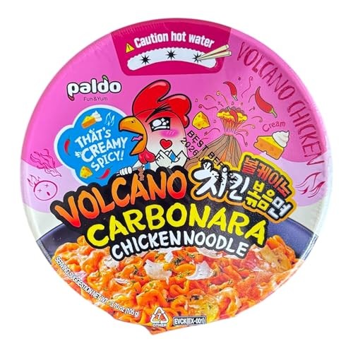 PALDO VOLCANO CARBONARA CHICKEN NOODLE BOWL 105G