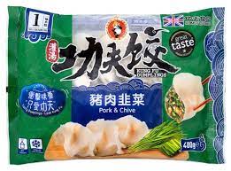 KUNGFU Pork & Chive Dumplings 400g