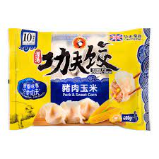 KUNGFU Pork & Sweet Corn Dumplings 400g
