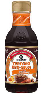 KIKKOMAN TERIYAKI BBQ SAUCE WITH HONEY 250ML