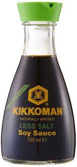 KIKKOMAN LESS SALT SOY SAUCE (DISP) 150ML