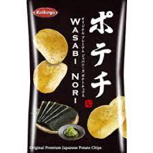 KOIKEYA POTATO CRISPS WASABI NORI 100G
