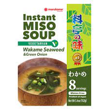 MARUKOME INSTANT RYOTEI NO AJI WAKAME VEGETARIAN 152G (8P)
