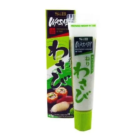 S&B WASABI FLAVOUR HORSERADISH PASTE 43G