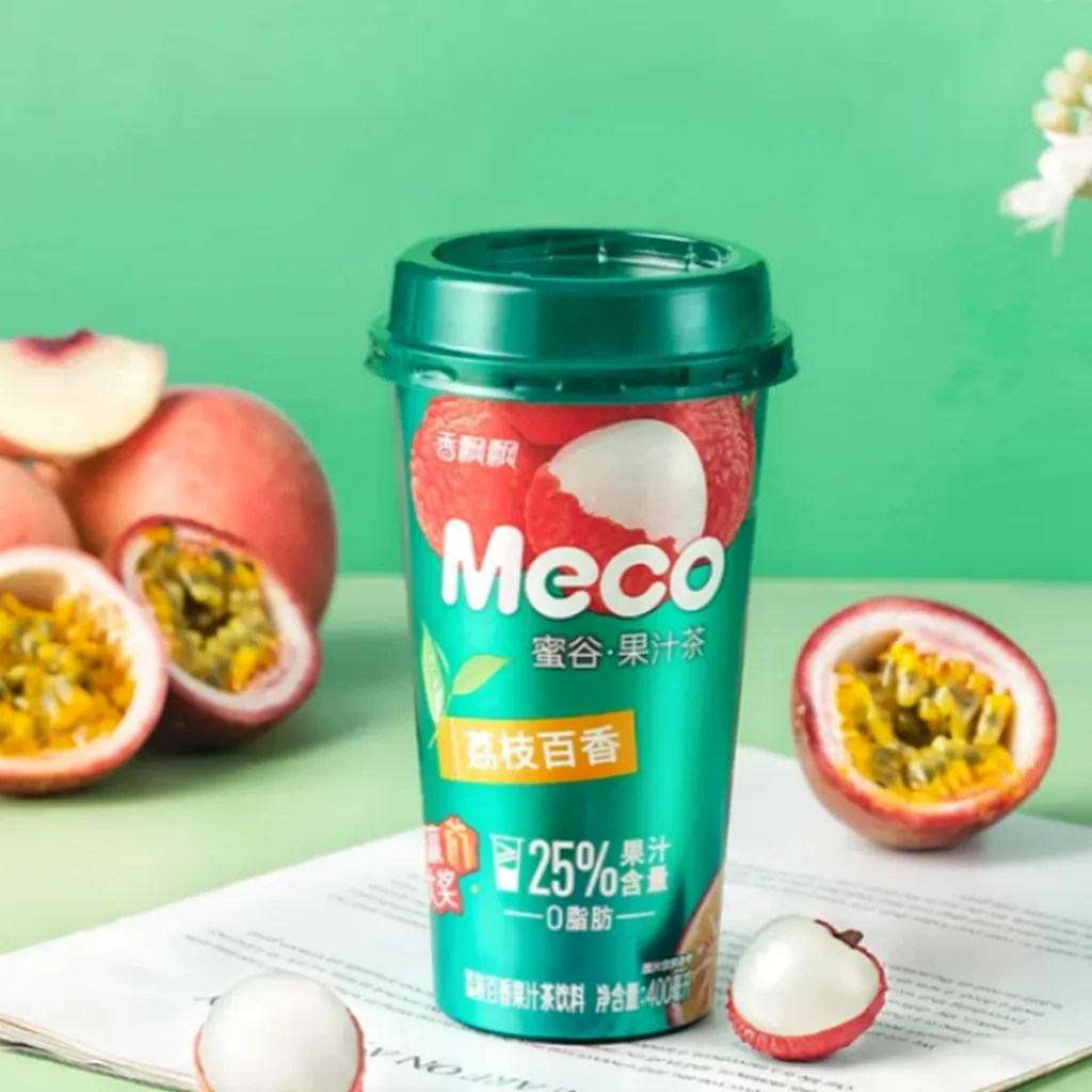 Xiang Piao Piao Meco Lychee & Passion Fruit Juice 400ml
