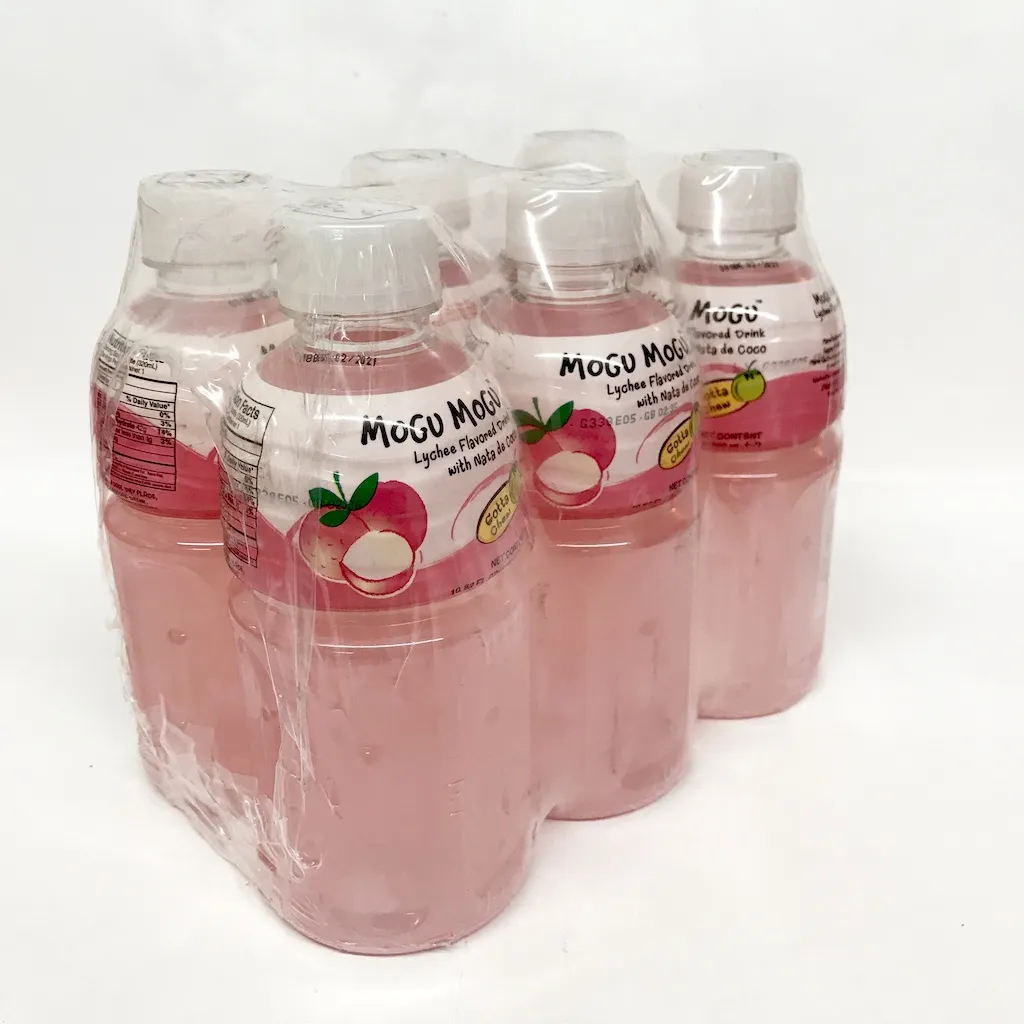 Mogu Mogu Nata De Coco Drink Lychee Flavour 6x320ml