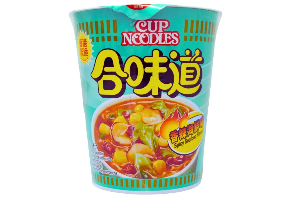 NISSIN SPICY SEAFOOD CUP NOODLE 72G