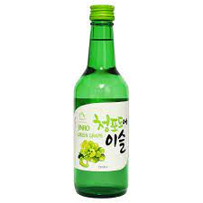 Hite Jinro Chamisul Green Grape Soju ABV 13.0% 350ml