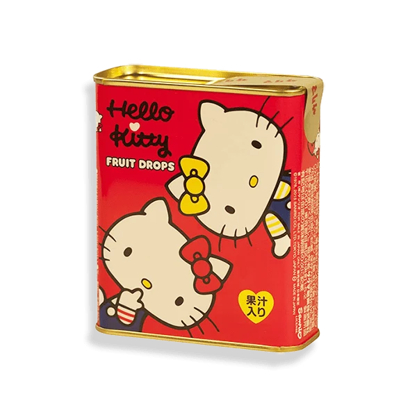 SAKUMA Hello Kitty Fruit Drops in a Tin 75g