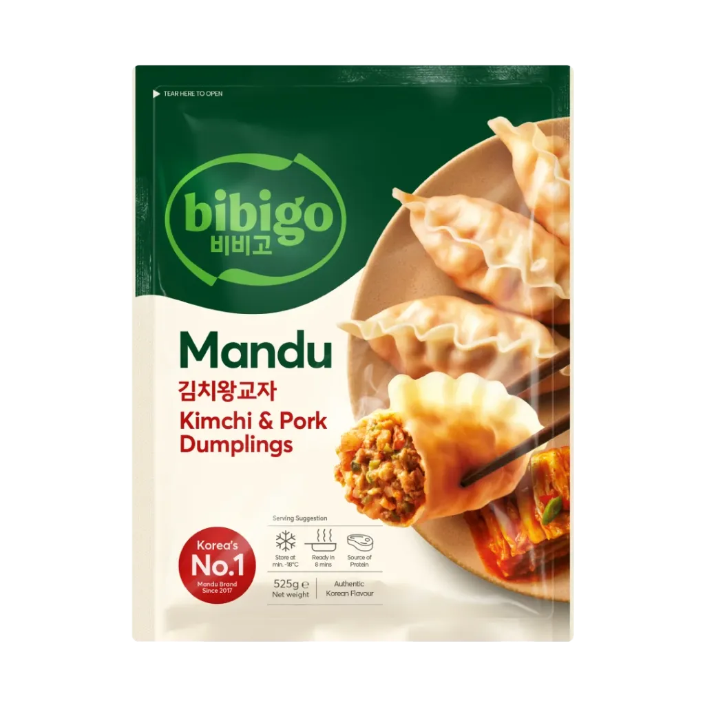 Bibigo Kimchi & Pork Original Dumpling 525g