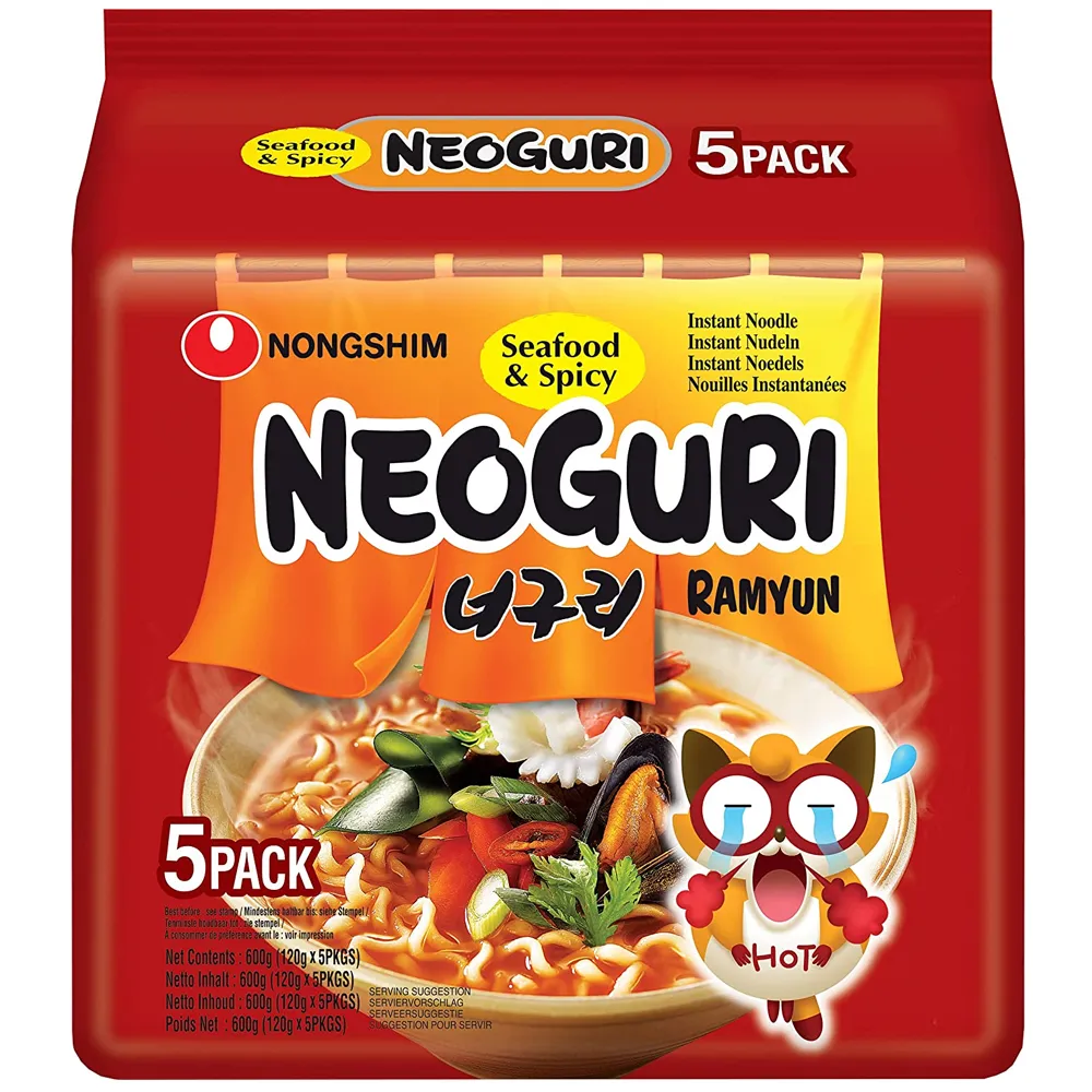 Nongshim Neoguri (Hot) Multi 120G*5
