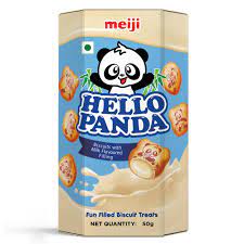 MEIJI HELLO PANDA MILK BISCUIT 50G