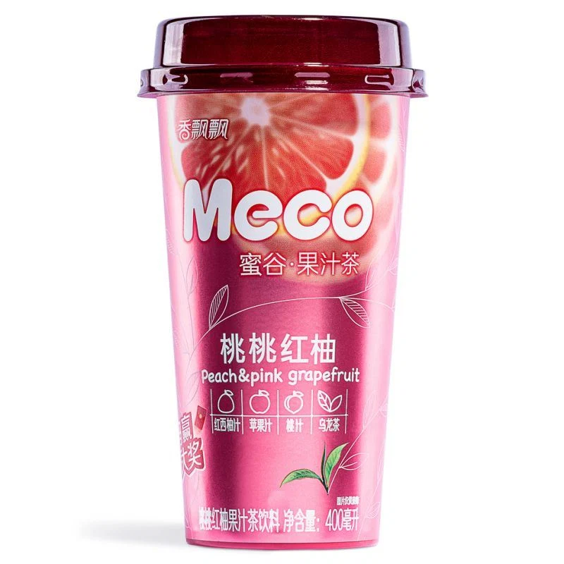 Xiang Piao Piao Meco Peach & Grapefruit Tea Drink 400ml