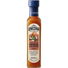 ENCONA WI PAPAYA HOT PEPPER SAUCE 142ML