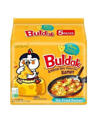 SAMYANG BULDAK RAMEN CHEESE FLAVOUR  140G*5