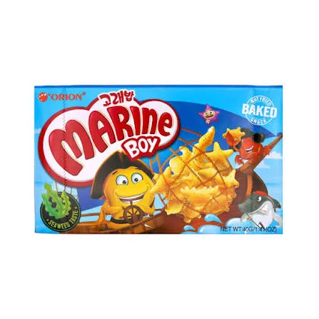 Orion Marine Boy Korebab Snack Seaweed Flavor 40G