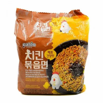 PALDO STIR-FRIED CHICKEN NOODLE [130G X 4]