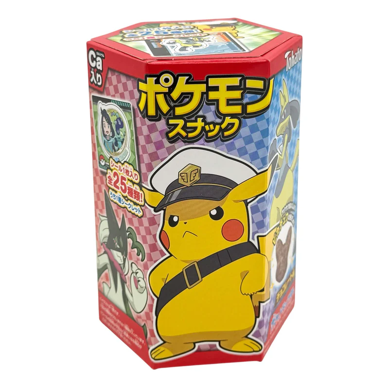 TOHATO Pokemon Pikachu Chocolate Snack 23g