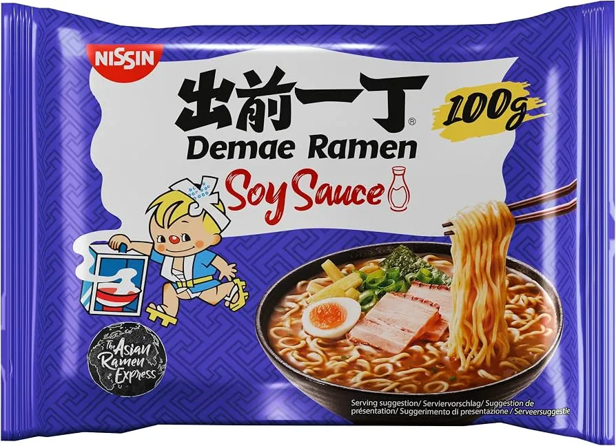 NISSIN DEMAE RAMEN SOY SAUCE EU 100G