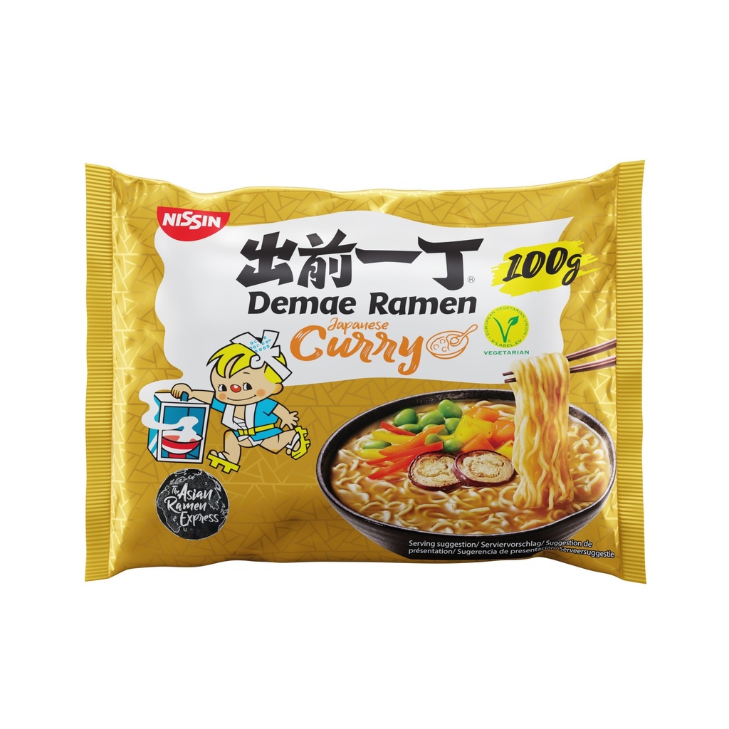 NISSIN DEMAE RAMEN JAPANESE CURRY EU 100G