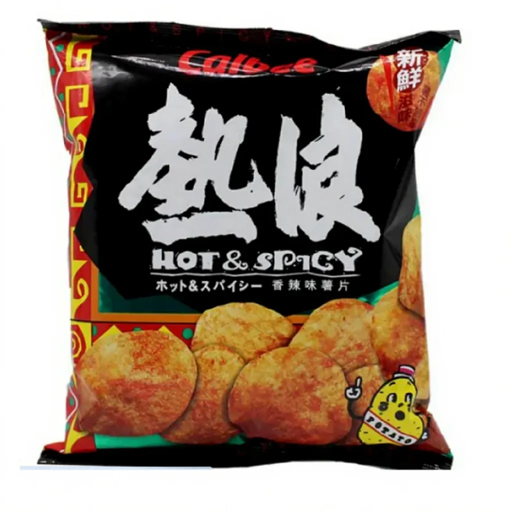 CALBEE POTATO CRISPS HOT & SPICY FLAVOR 55G