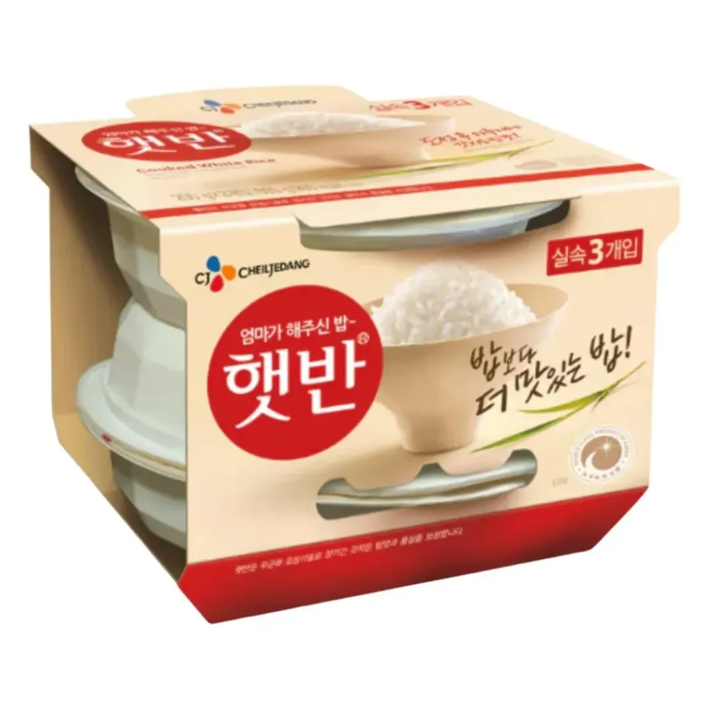 CJ Microwavable Cooked Rice (White) (210gx3)