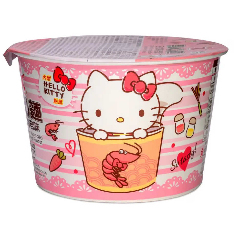 DOLL Hello Kitty Dim Sum Noodles - Shrimp Flavour 37g