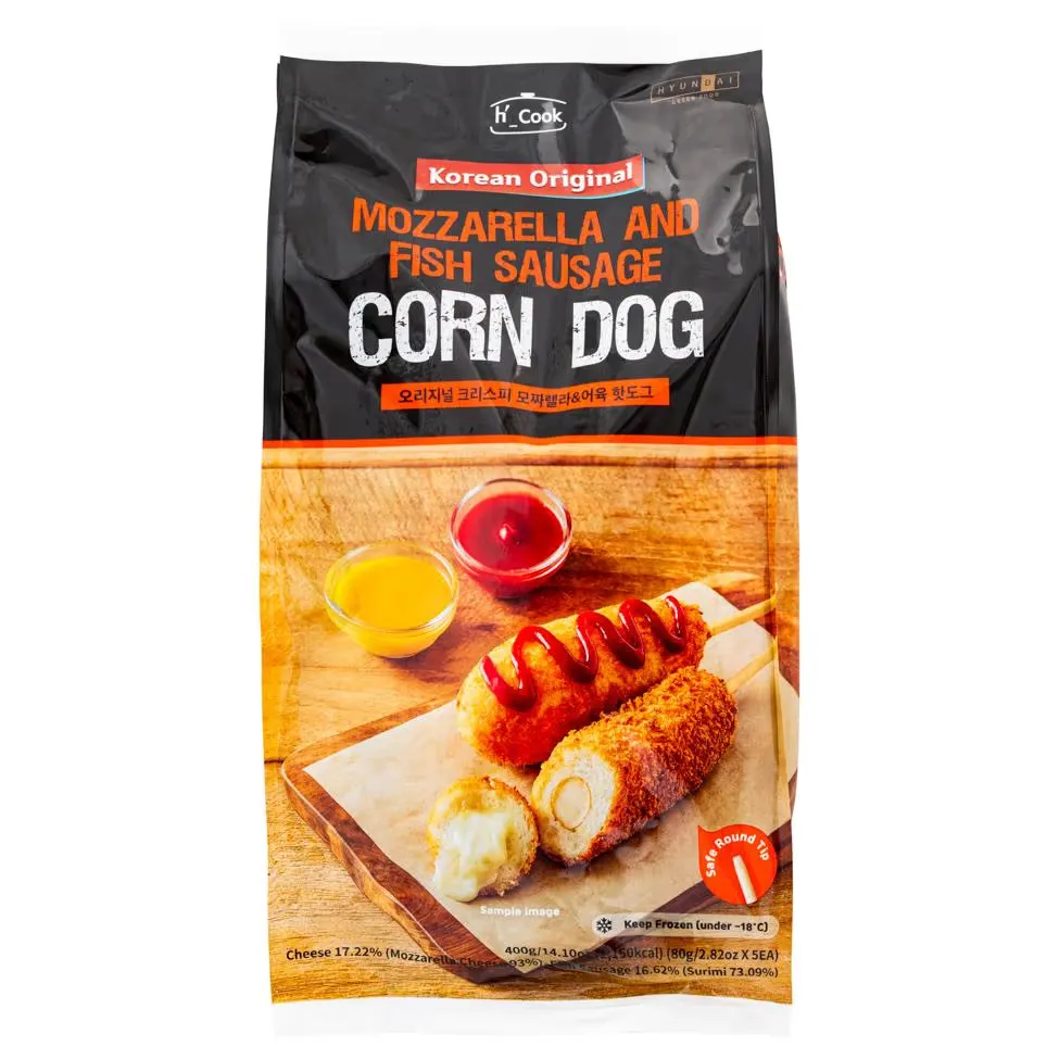 KOREAN ORIGINAL Mozzarella & Fish Sausage Corn Dag 400g
