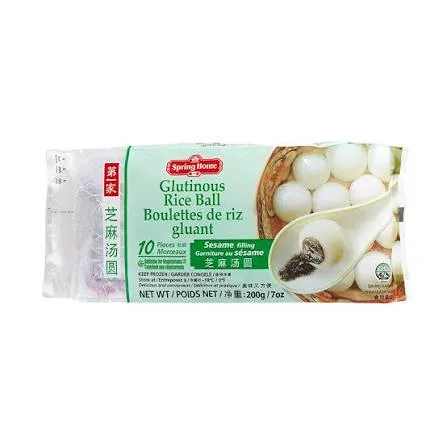 SPRING HOME Glutinous Rice Ball (10pcs) - Sesame 200g