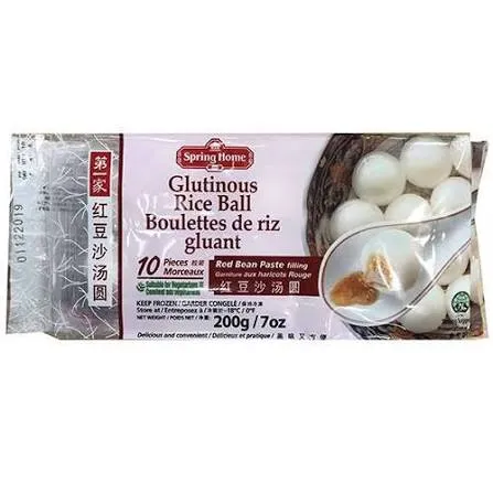 SPRING HOME Glutinous Rice Ball (10pcs) - Red Bean 200g