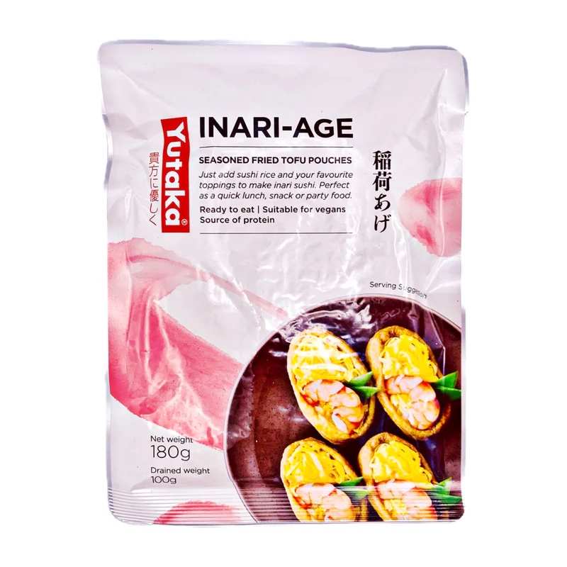YUTAKA Inari-age Seasoned Fried Tofu Pouches 180g