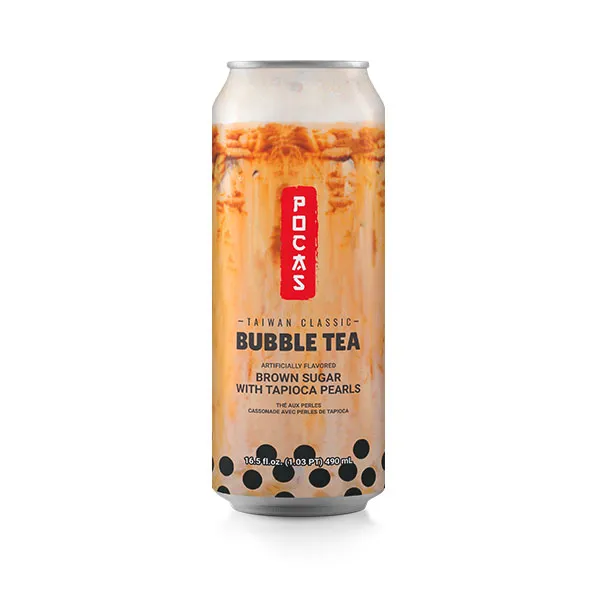 POCAS Taiwan Classic Bubble Tea - Brown Sugar 490ml