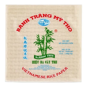 BAMBOO TREE Vietnamese Rice Paper 22cm Square 340g
