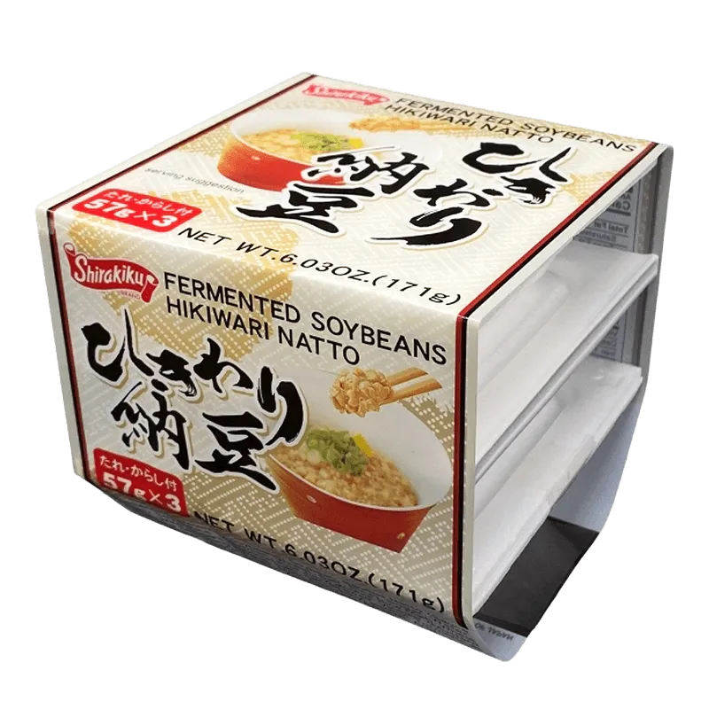 SHIRAKIKU Hikiwari Natto Mini (3PC) 171G