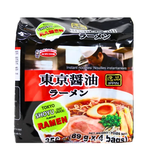 ACECOOK Ippin Ramen - Tokyo Shoyu (4x89g)