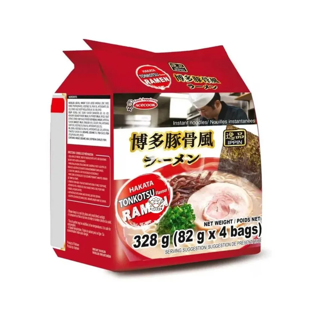 ACECOOK Ippin Ramen - Hakata Tonkotsu (4x82g)