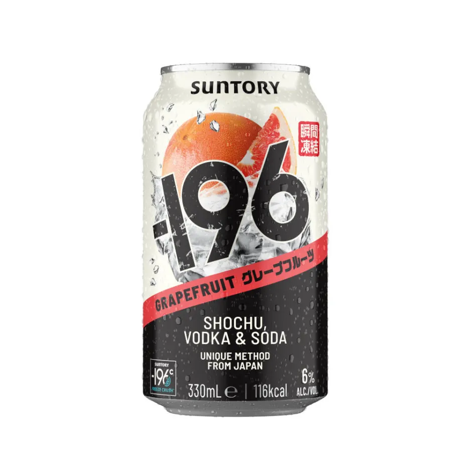 SUNTORY Minus 196 alc.6% - Grapefruit 330ml