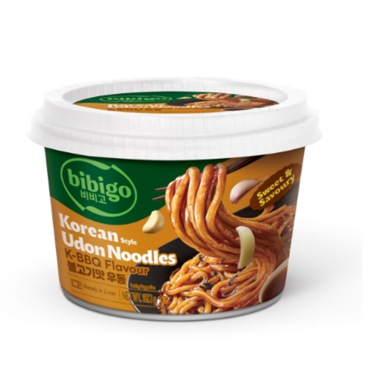 BIBIGO Korean Udon Noodles - K-BBQ 187g