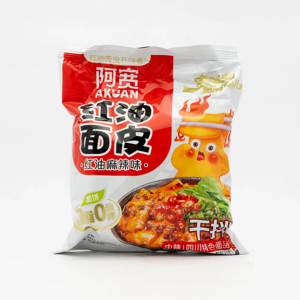 A-KUAN BROAD NOODLE - SPICY FLAVOUR 120G
