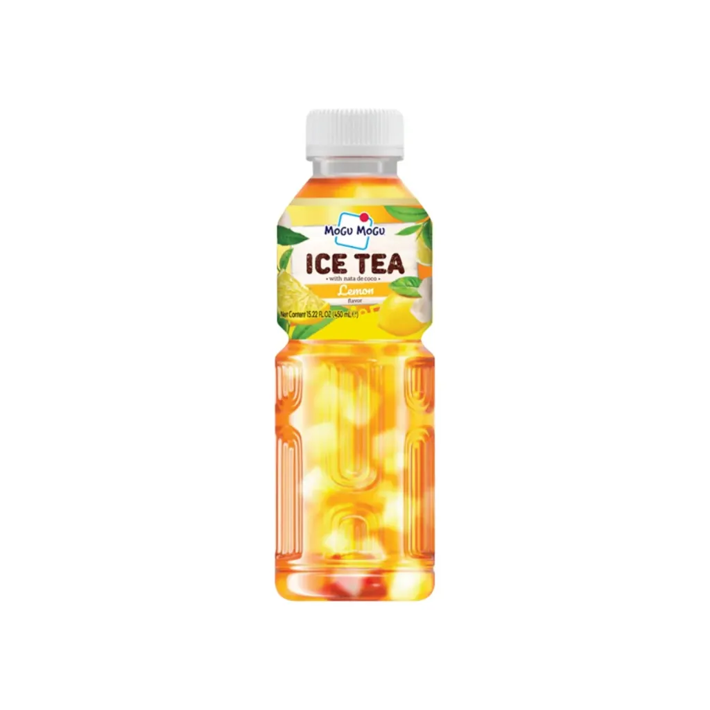 Mogu Mogu Nata De Coco Ice Tea - Lemon 450ml