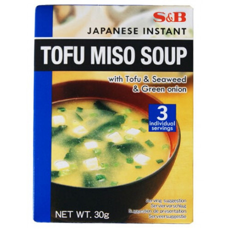 S&B Japanese Instant Miso Soup - Tofu Miso 30g