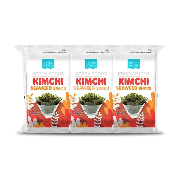 BLUEVILLE Seaweed Snack - Kimchi (3*4g)