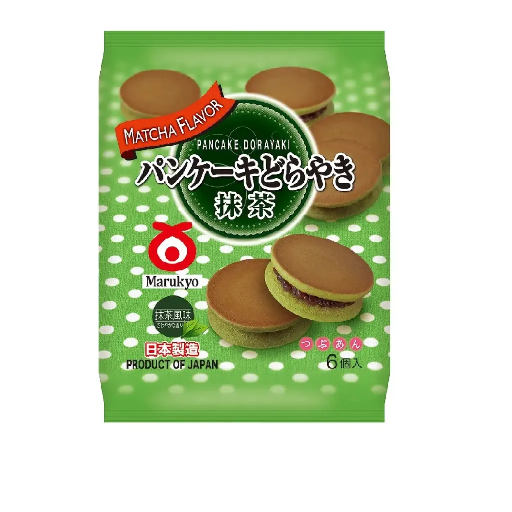 MARUKYO Pancake Dorayaki - Matcha (6x51.5g)