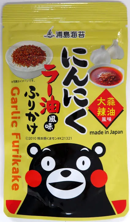 URASHIMANORI Kumamon Furikake - Ninniku La-Yu 45g