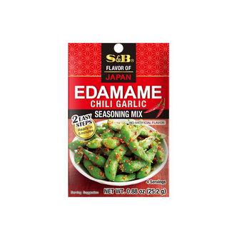 S&B Edamame Seasoning Mix - Chili Garlic 25.2g