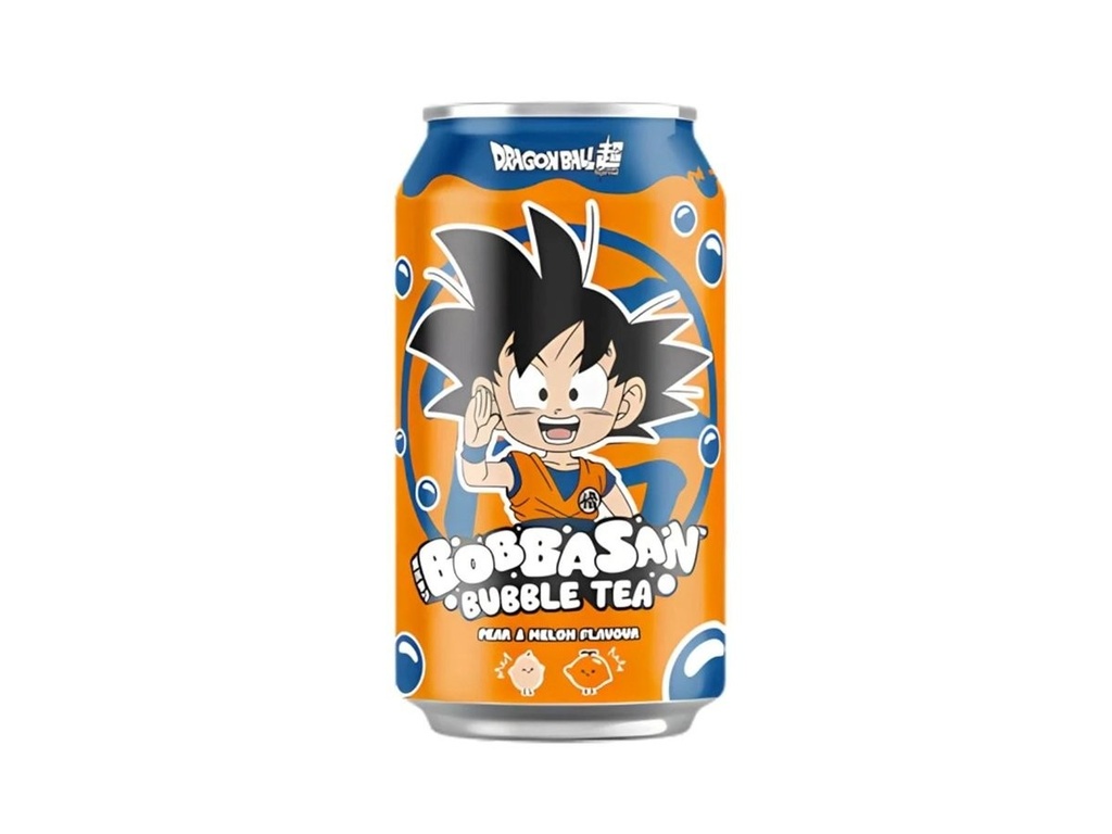 ULTRAPOP Bobbasan Goku Bubble Tea - Pear & Melon 320ml