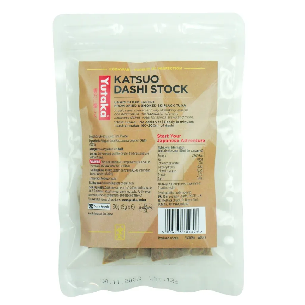 YUTAKA Katsuo Dashi Stock Bags 30g