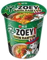 Nongshim Shin Ramyun Zoey - Burger Hero 68G