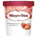 HAAGEN-DAZS  - Strawberries & Cream 460ml
