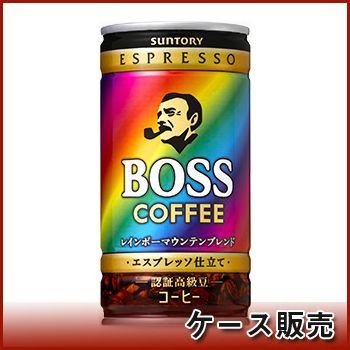 SUNTORY Boss Rainbow Mountain Blend Coffee 185ml